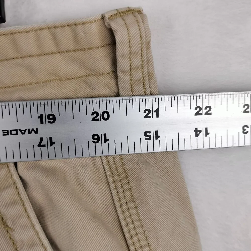 Polo Ralph Lauren Cargo Shorts Mens 40 Beige Gellar Military Paratrooper Pockets